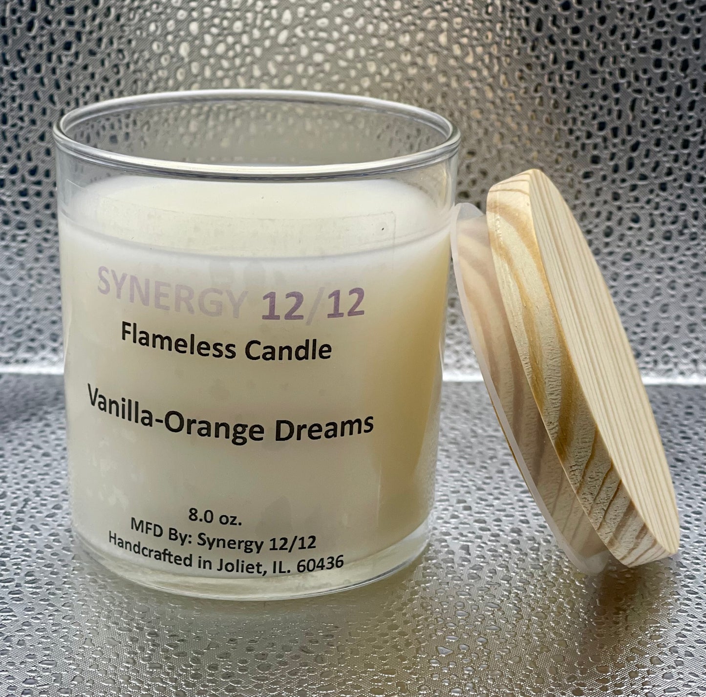 Flameless Candle (8.0 oz) Vanilla-Orange Dreams