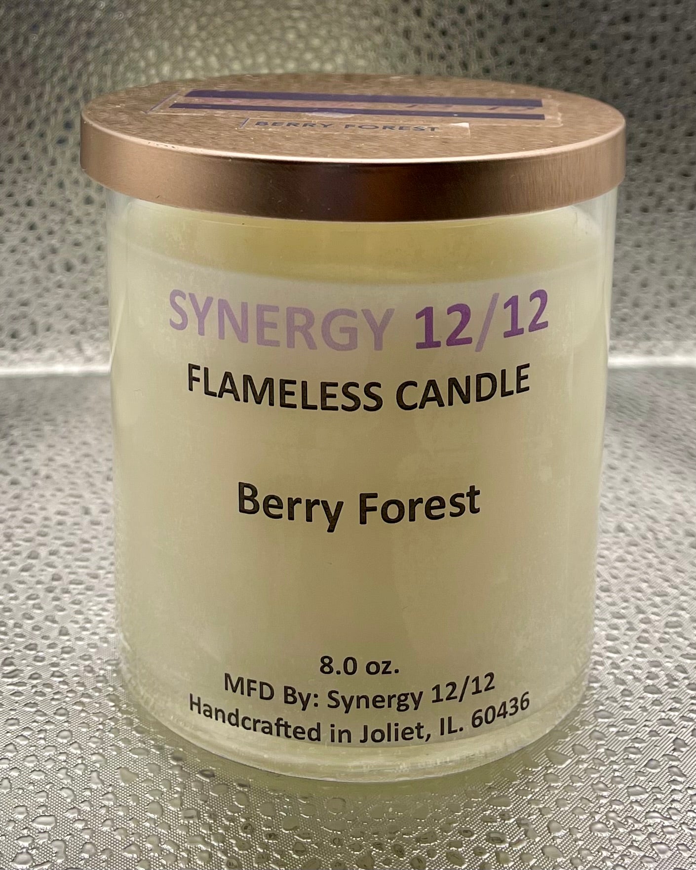 Flameless Candle (8.0 oz) Berry Forest